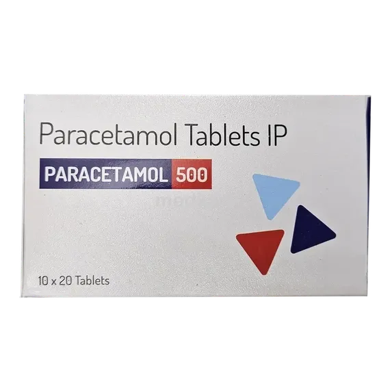 paracetamol 500mg tablet 20's